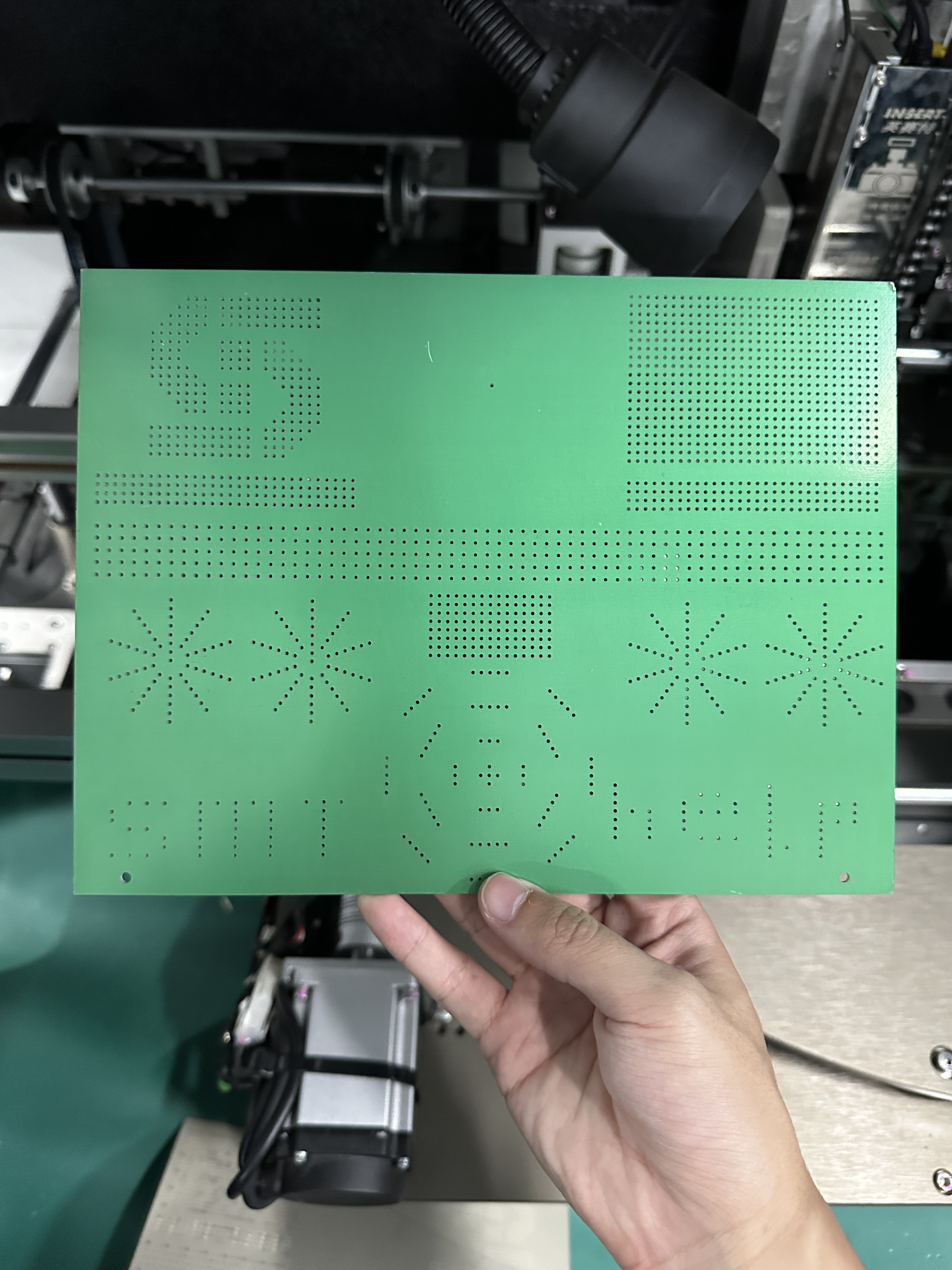 Southern Machinery S4020 axial insertion machine sample PCB